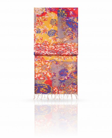 Палантин Женский S30-DENSE.FLORAL/LILAC